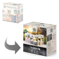 Wildes Land Classic Adult Pouch Probierbox Nassfutter 8 x 100 g