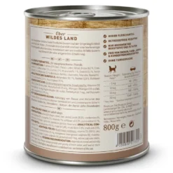 Wildes Land Classic Adult Truthahn mit Süßkartoffel Nassfutter 6 x 800 g
