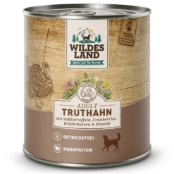 Wildes Land Classic Adult Truthahn mit Süßkartoffel Nassfutter 6 x 800 g