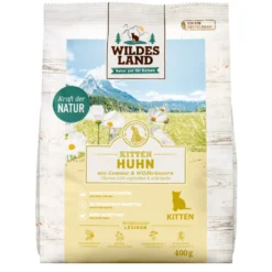 Wildes Land Classic Kitten Huhn Trockenfutter 400 g