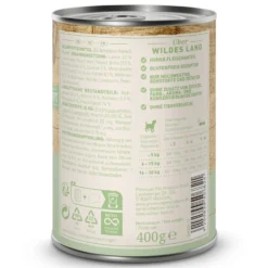 Wildes Land Classic Puppy Lamm mit Reis Nassfutter 6 x 400 g