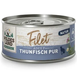 Wildes Land Filet Thunfisch Pur Nassfutter 60 x 80 g