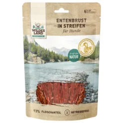 Wildes Land Fleischsnacks Entenbrust in Streifen Snack 200 g