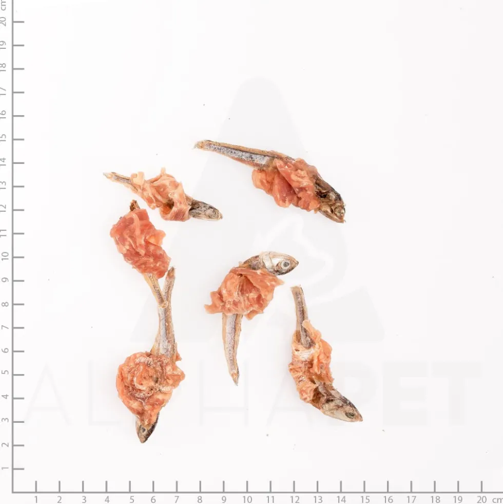 Wildes Land Fleischsnacks Hühnerbrust mit Fisch Snack 200 g