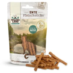 Wildes Land Fleischsticks Ente Snack 50 g