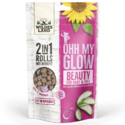 Wildes Land 2in1 Rolls mit Benefit Beauty - Für Haut & Fell Snack 90 g