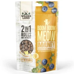 Wildes Land 2in1 Rolls mit Benefit Immunity - Für das Immunsystem Snack 8 x 90 g