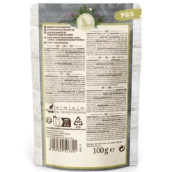 Wildes Land PUR Adult Huhn mit Distelöl Nassfutter 12 x 100 g