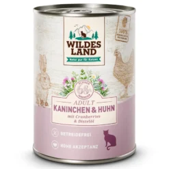 Wildes Land PUR Adult Probe-Paket Nassfutter 6 x 400 g