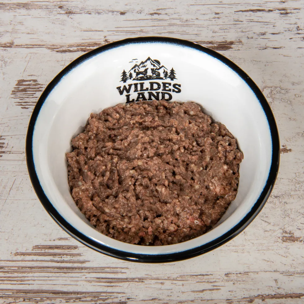 Wildes Land PUR Adult Rind mit Distelöl Nassfutter 12 x 100 g