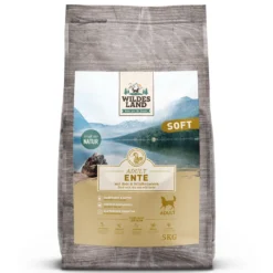 Wildes Land Soft Adult Ente mit Reis und Wildkräutern Trockenfutter 5 kg