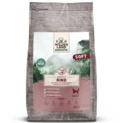 Wildes Land Soft Adult Rind mit Reis und Wildkräutern Trockenfutter 5 kg