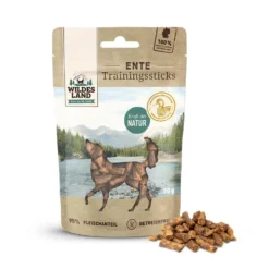 Wildes Land Trainingssticks Ente Snack 70 g
