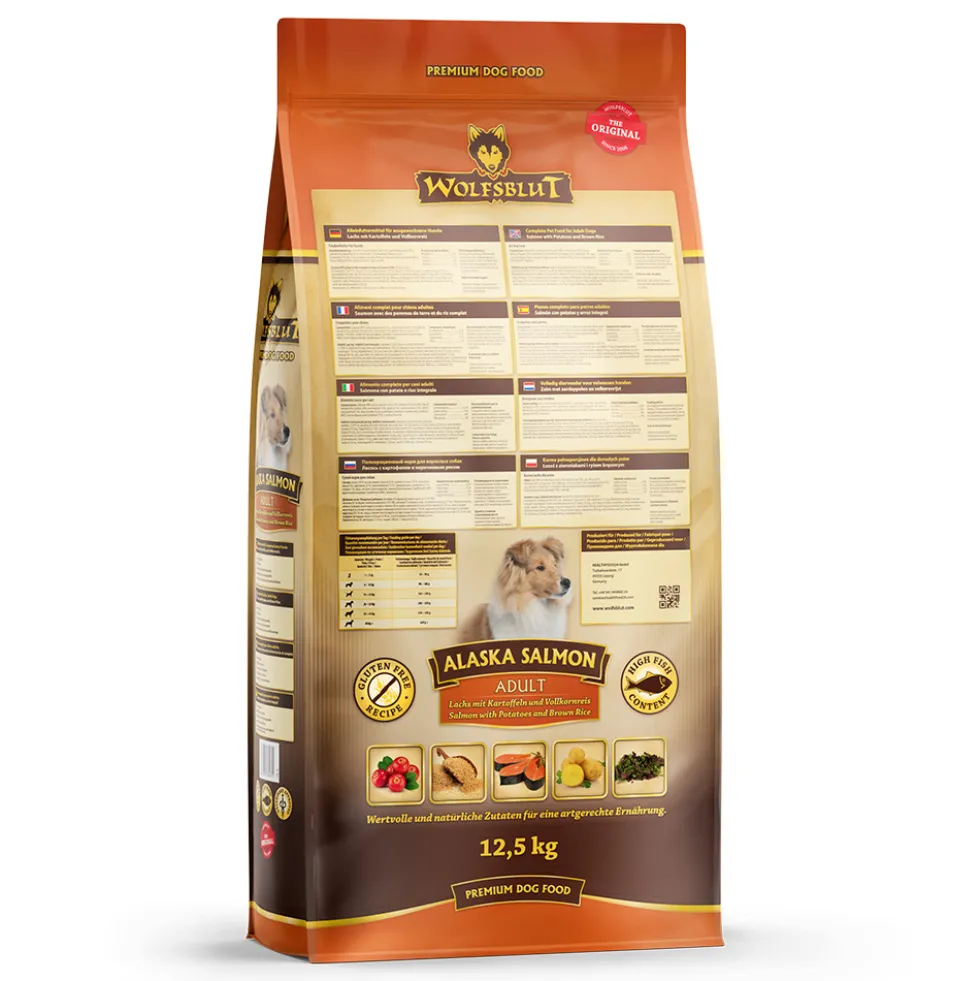 Wolfsblut Adult Alaska Salmon Trockenfutter 12,5 kg