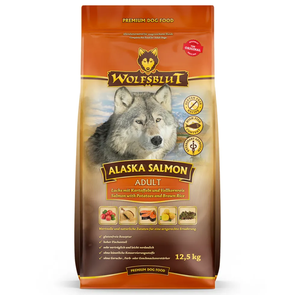 Wolfsblut Adult Alaska Salmon Trockenfutter 12,5 kg