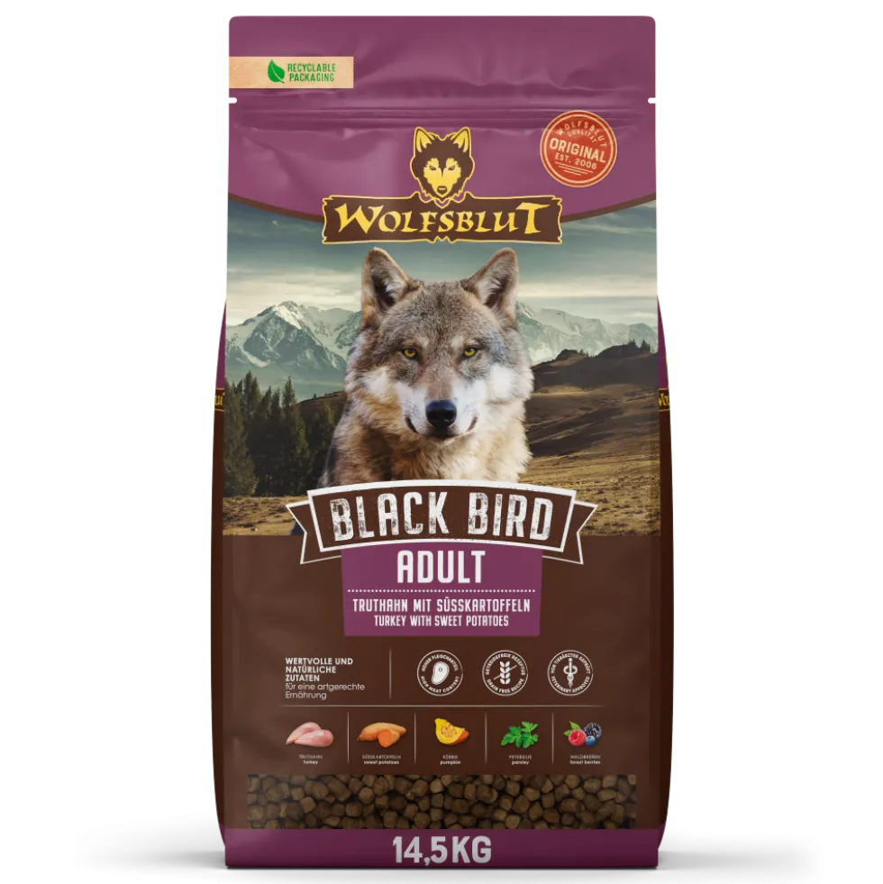 Wolfsblut Adult Black Bird Trockenfutter 14,5 kg