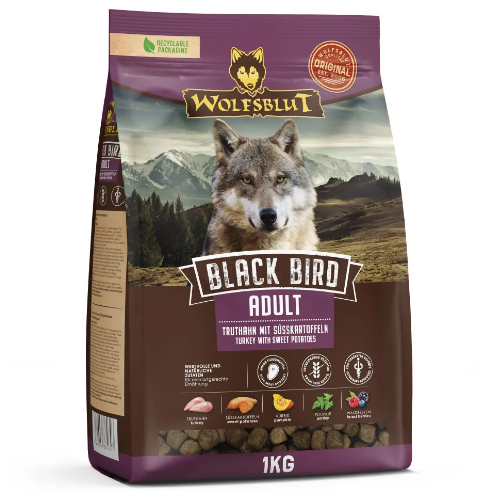 Wolfsblut Adult Black Bird Trockenfutter 1 kg