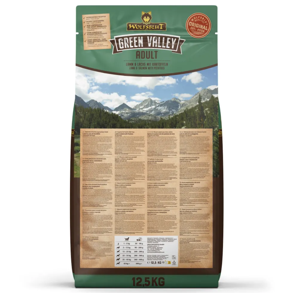 Wolfsblut Adult Green Valley Trockenfutter 12,5 kg