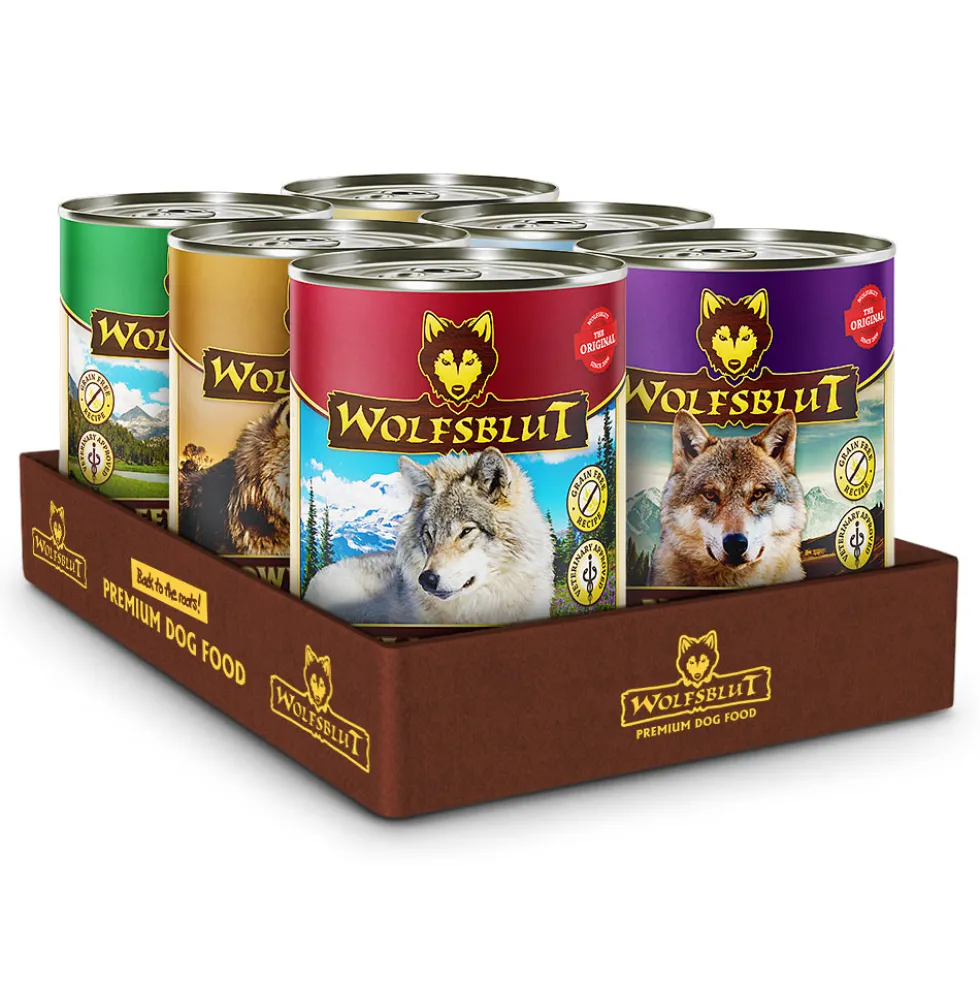 Wolfsblut Adult Mixpaket Nassfutter 6 x 395 g