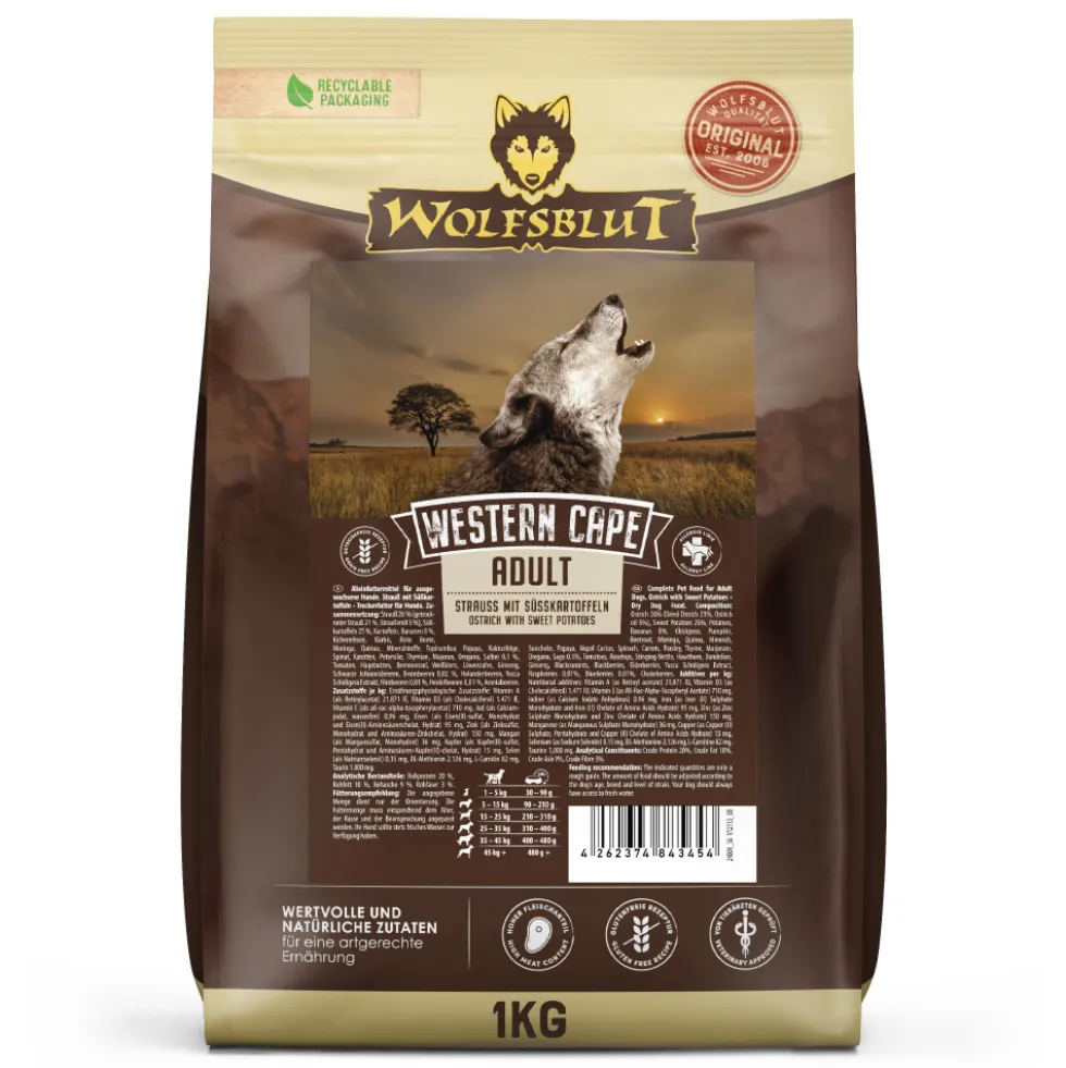Wolfsblut Adult Western Cape Trockenfutter 1 kg