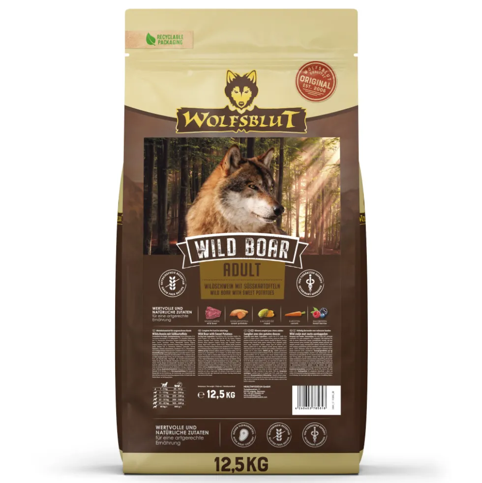 Wolfsblut Adult Wild Boar Trockenfutter 12,5 kg