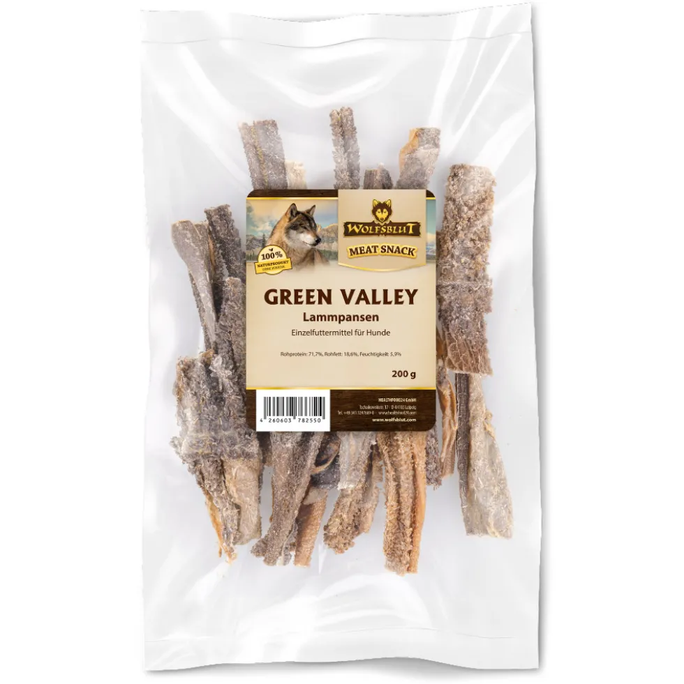 Wolfsblut Kauartikel Green Valley Lammpansen Snack 200 g