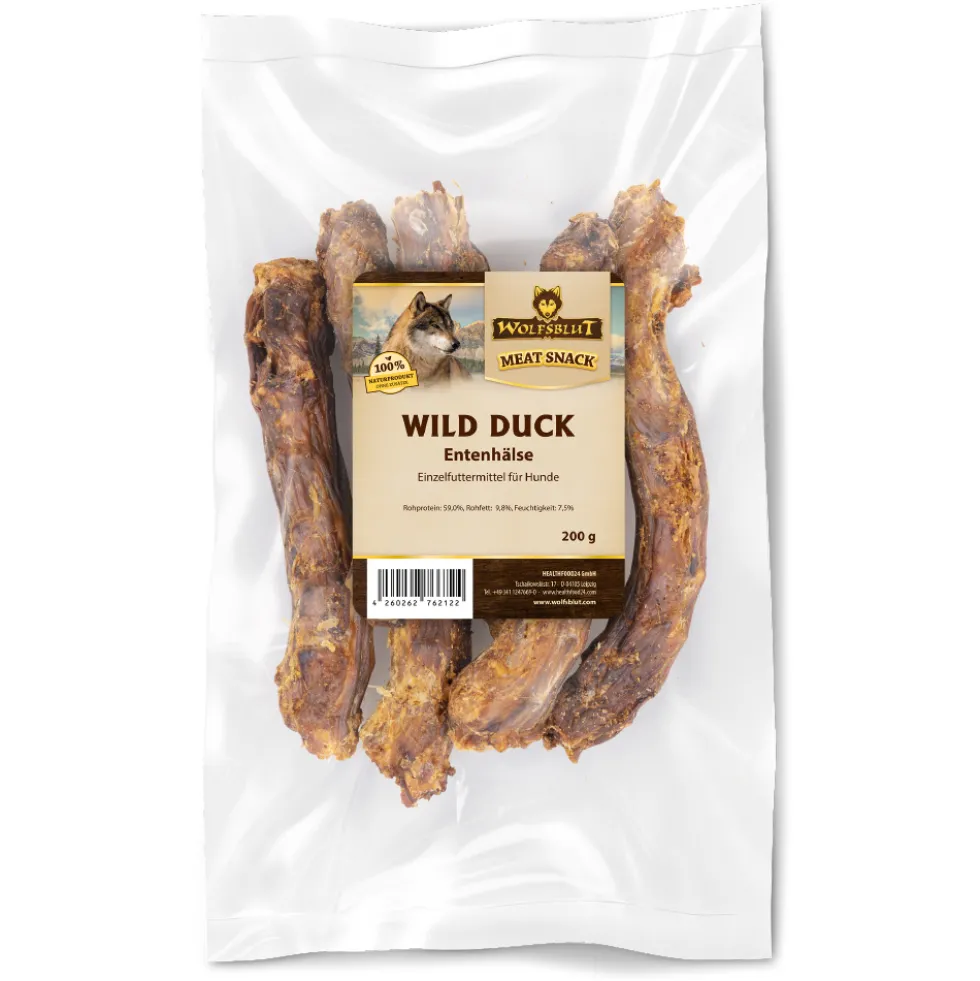 Wolfsblut Kauartikel Wild Duck Entenhälse Snack 200 g