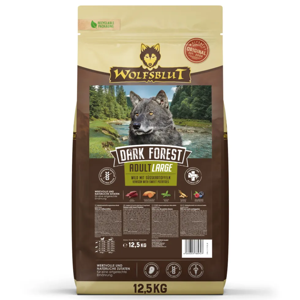 Wolfsblut Large Breed Dark Forest Trockenfutter 12,5 kg