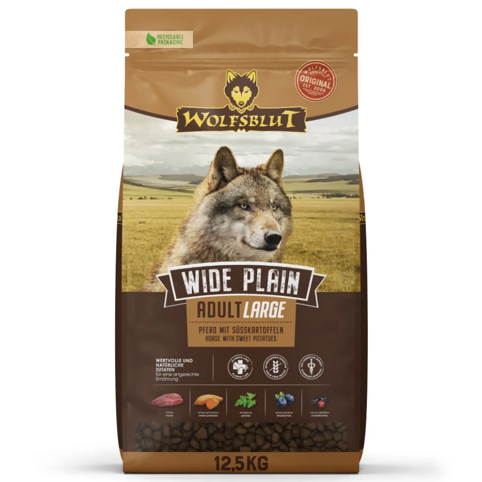 Wolfsblut Large Breed Wide Plain Trockenfutter 12,5 kg