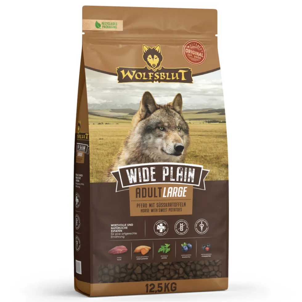 Wolfsblut Large Breed Wide Plain Trockenfutter 12,5 kg