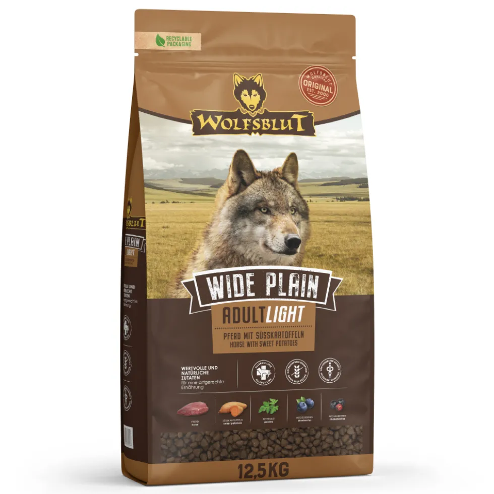 Wolfsblut Light Wide Plain Trockenfutter 12,5 kg