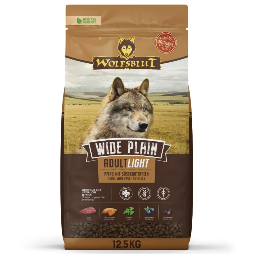 Wolfsblut Light Wide Plain Trockenfutter 12,5 kg
