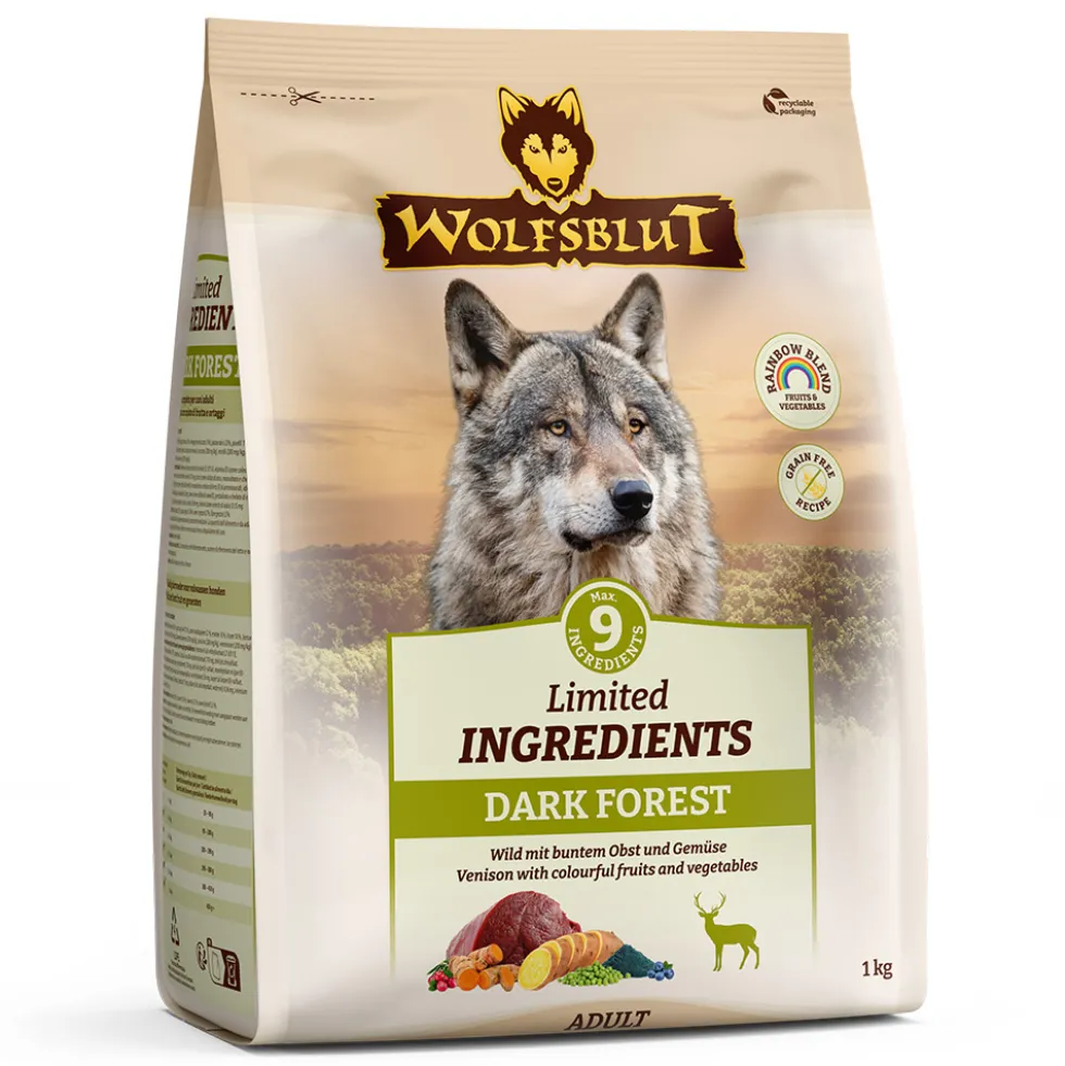 Wolfsblut Limited Ingredients Adult Dark Forest Trockenfutter 1 kg