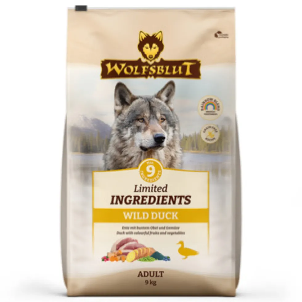Wolfsblut Limited Ingredients Adult Wild Duck Trockenfutter 9 kg
