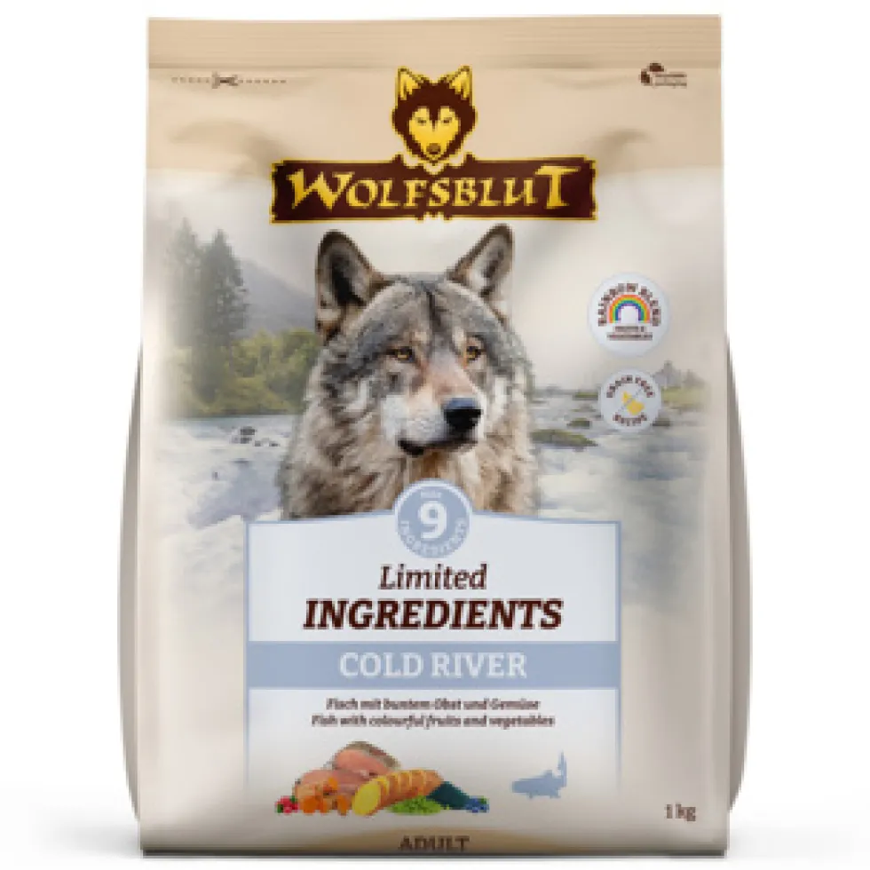 Wolfsblut Limited Ingredients Adult Cold River Trockenfutter 1 kg