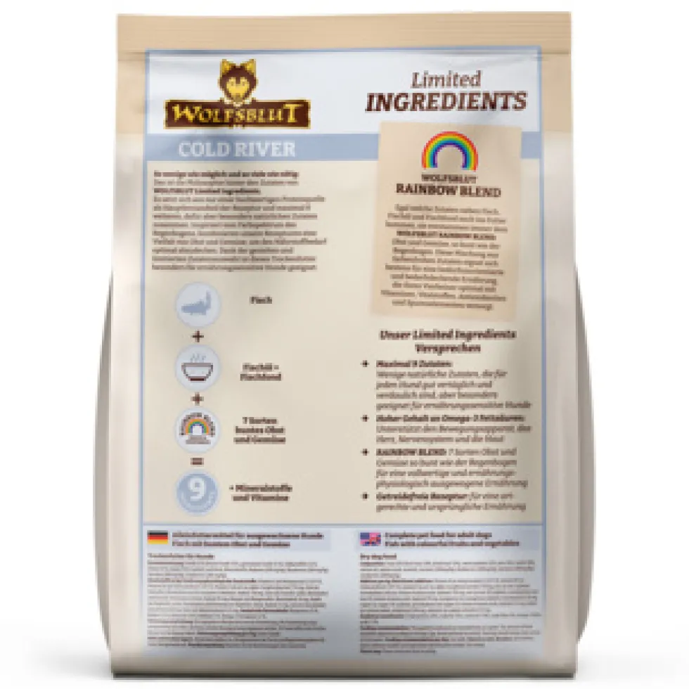 Wolfsblut Limited Ingredients Adult Cold River Trockenfutter 1 kg