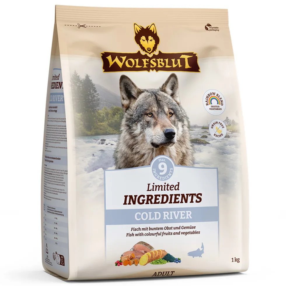 Wolfsblut Limited Ingredients Adult Cold River Trockenfutter 1 kg