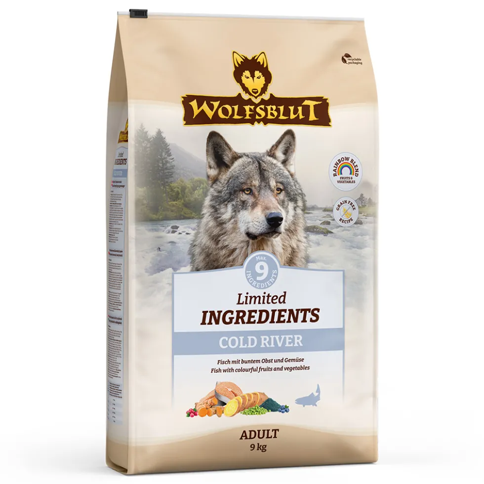 Wolfsblut Limited Ingredients Adult Cold River Trockenfutter 9 kg