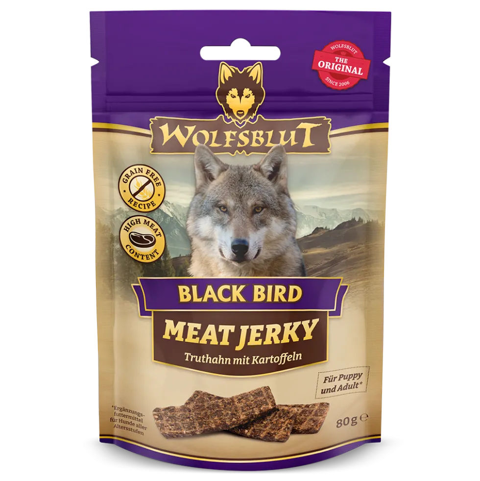 Wolfsblut Meat Jerky Black Bird Snack 80 g