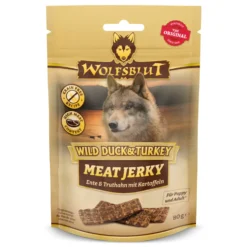 Wolfsblut Meat Jerky Wild Duck & Turkey Snack 80 g