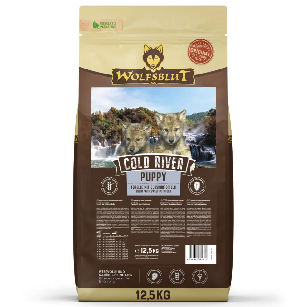 Wolfsblut Puppy Cold River Trockenfutter 12,5 kg