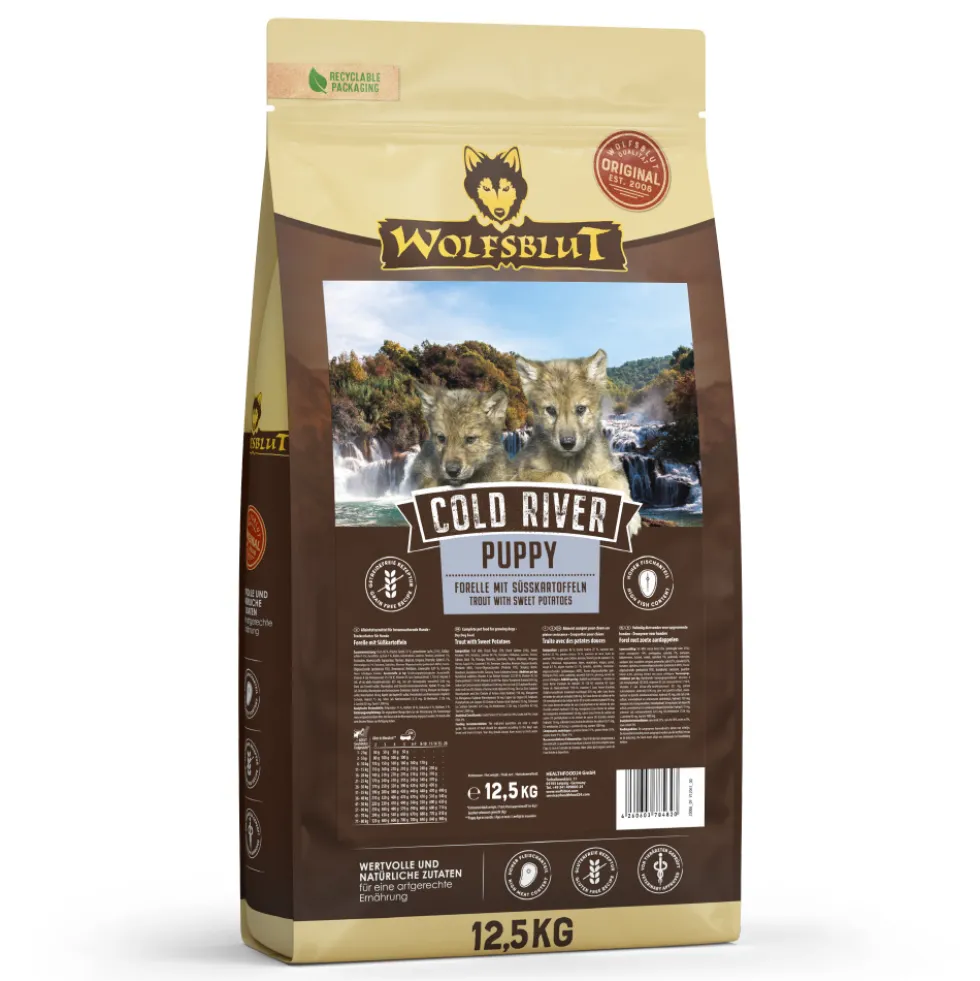 Wolfsblut Puppy Cold River Trockenfutter 12,5 kg