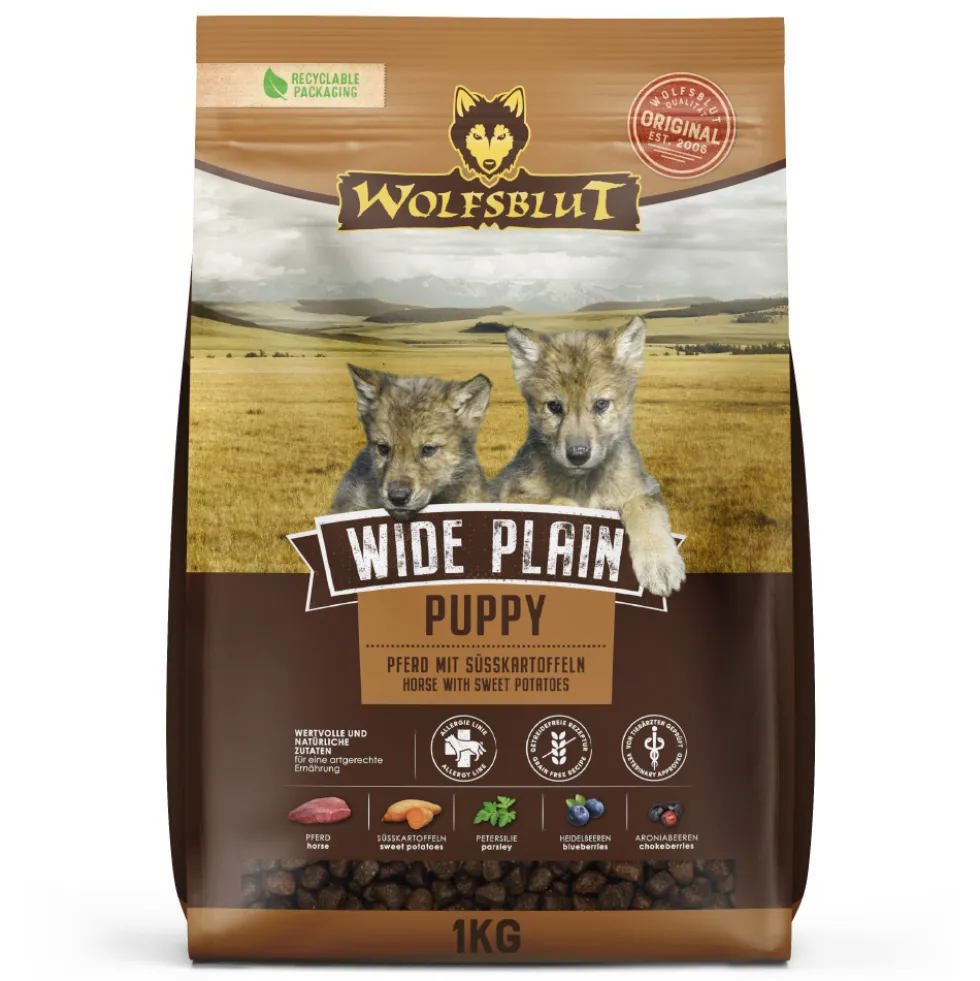 Wolfsblut Puppy Wide Plain Trockenfutter 1 kg