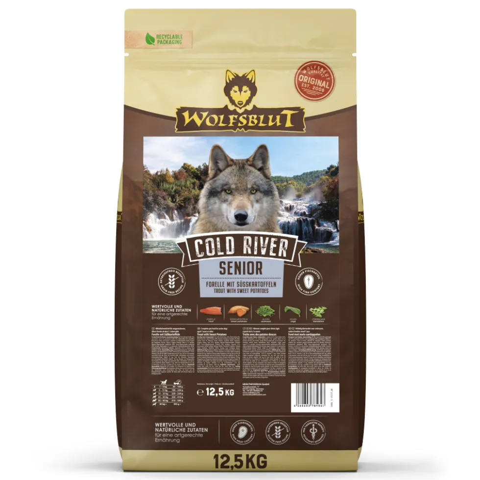 Wolfsblut Senior Cold River Trockenfutter 12,5 kg