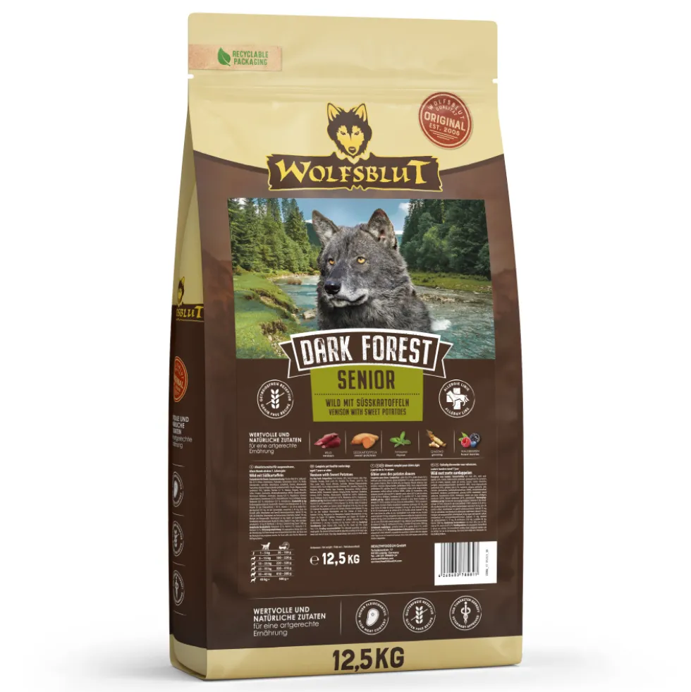 Wolfsblut Senior Dark Forest Trockenfutter 12,5 kg
