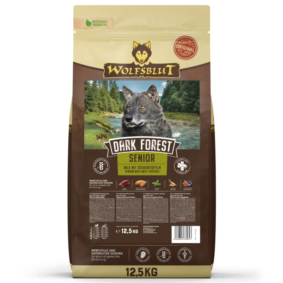 Wolfsblut Senior Dark Forest Trockenfutter 12,5 kg