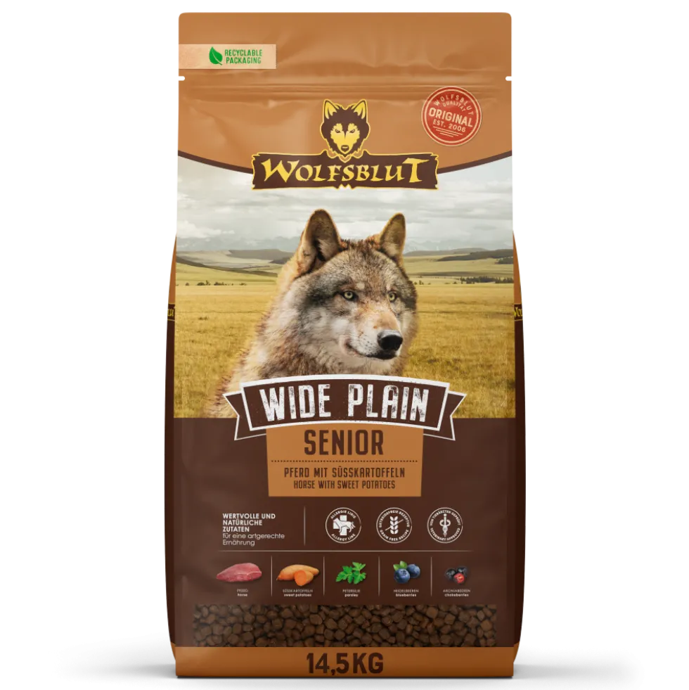 Wolfsblut Senior Wide Plain Trockenfutter 14,5 kg