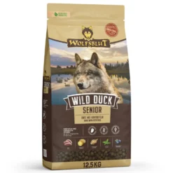 Wolfsblut Senior Wild Duck Trockenfutter 12,5 kg