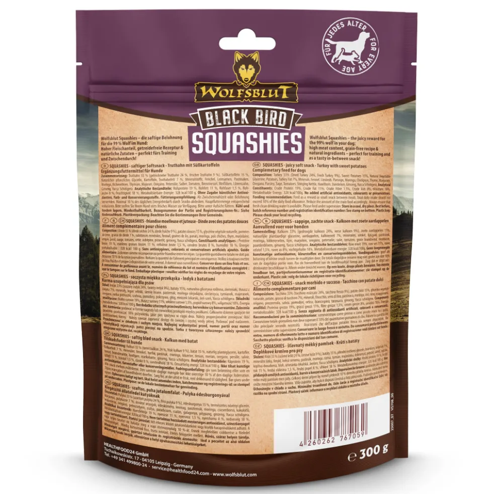 Wolfsblut Squashies Black Bird Snack 300 g