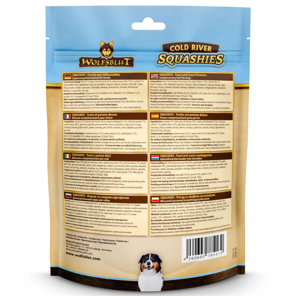 Wolfsblut Squashies Cold River Snack 300 g